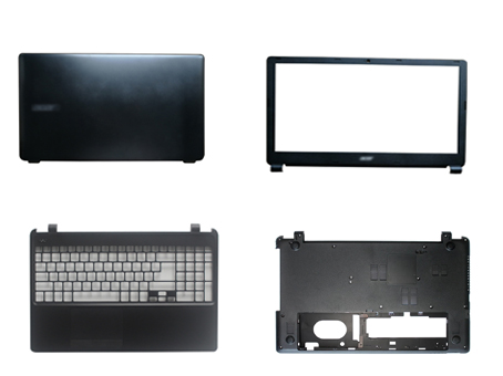 Laptop LCD-Back-Abdeckung / LCD-Front-Lünette / LCD-Scharniere für Acer Aspire E1-510 E1-530 E1-532 E1-570 E1-532 E1-572G E1-572 V5WE2 Z5WE1
