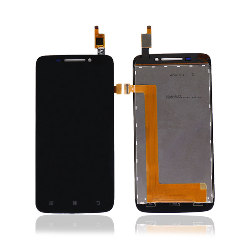 LCD tactile tactile numériseur montage de téléphone pièces de rechange pour Lenovo S650 4.7 "noir blanc
