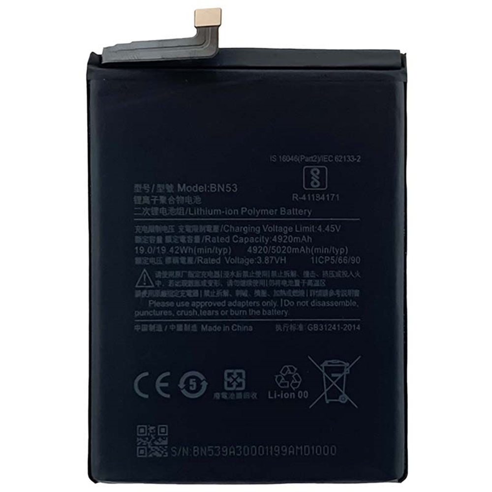 锂离子电池为小米Redmi 9 3.87V 5020MAH手机电池更换