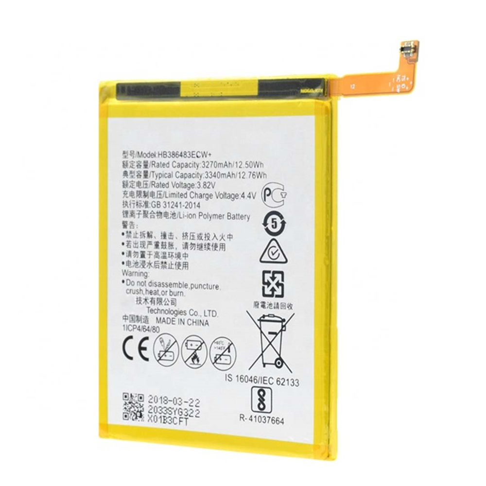 Mobile Phone Battery For Huawei Nova Plus Replacement Hb386483Ecw 3340Mah