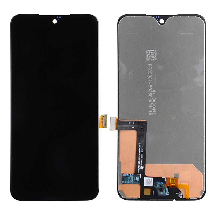 Tela de toque do visor do telefone móvel 6,0 "preto para o conjunto do digitador do LCD de Moto G7 XT1962