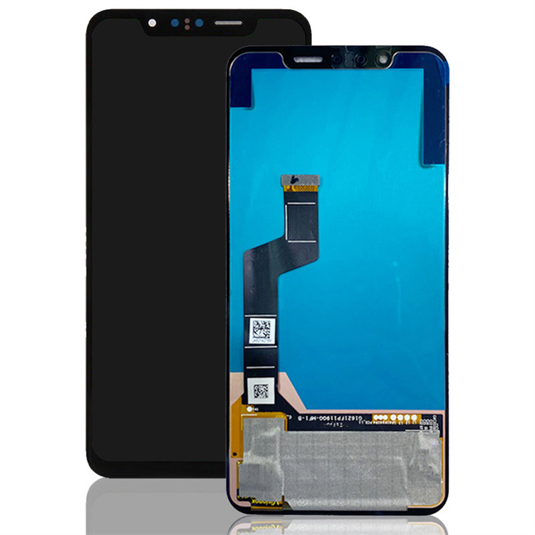 ЖК-дисплей для мобильного телефона с дисплеем кадров для LG G8S ЖК-экран с сенсорным экраном с сенсорным экраном LG G8S черный / белый