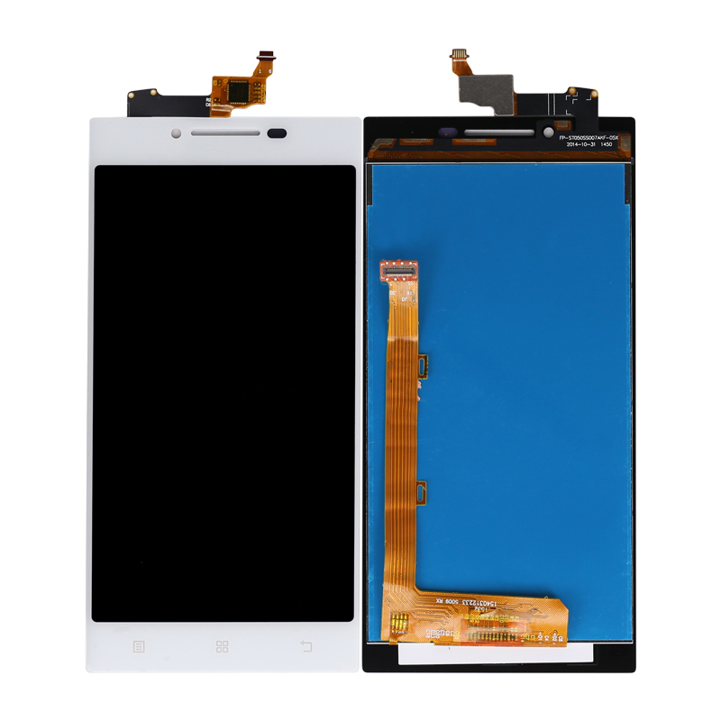 Lenovo P70 LCD 디스플레이 및 터치 스크린 디지타이저 5.0 인치 블랙 화이트를위한 휴대 전화 LCD