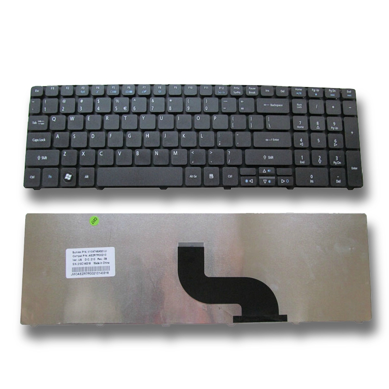 Acer için yeni klavye aspire 5745 5749 5750 5800 5810 5820 P5WE0 7235 7250 7251 7335 7336 7339 7535 ABD laptop klavye