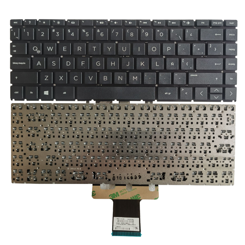 Novo teclado de laptop latim para HP Pavilion X360 14-CK 14-CD 14-CM 14-CM 14-DG LA Teclado
