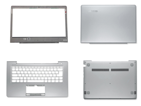Nova tampa traseira LCD original / PalmRest / Bottom Case para Lenovo 510S-14 310S-14 Series laptop top top prata