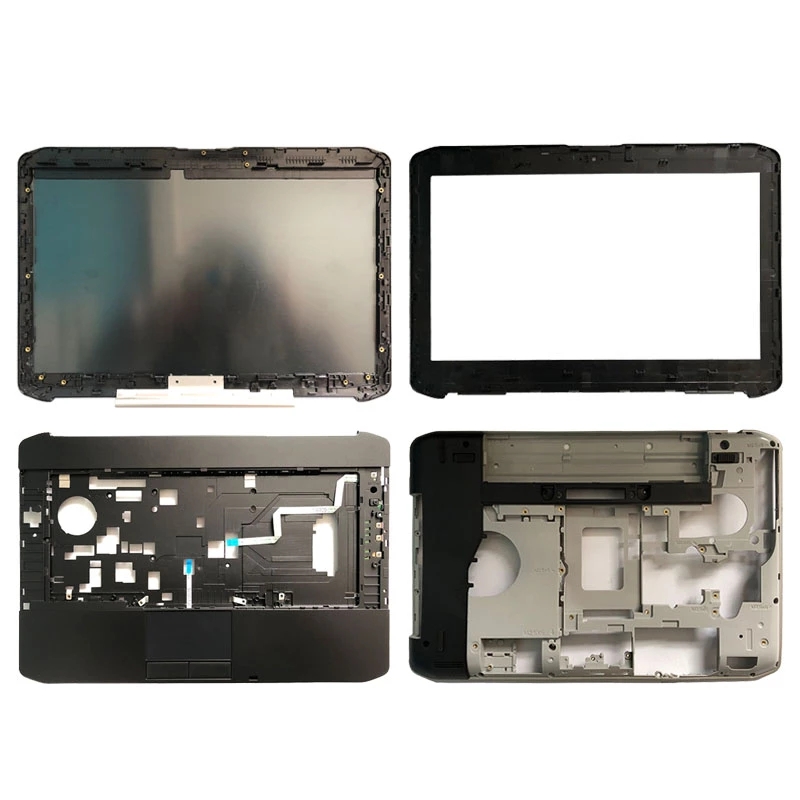 Novo caso Shell para Latitude Dell E5420 LCD tampa superior / LCD Bezel frontal / PalmRest Upper Touchpad / Bottom Case Capa