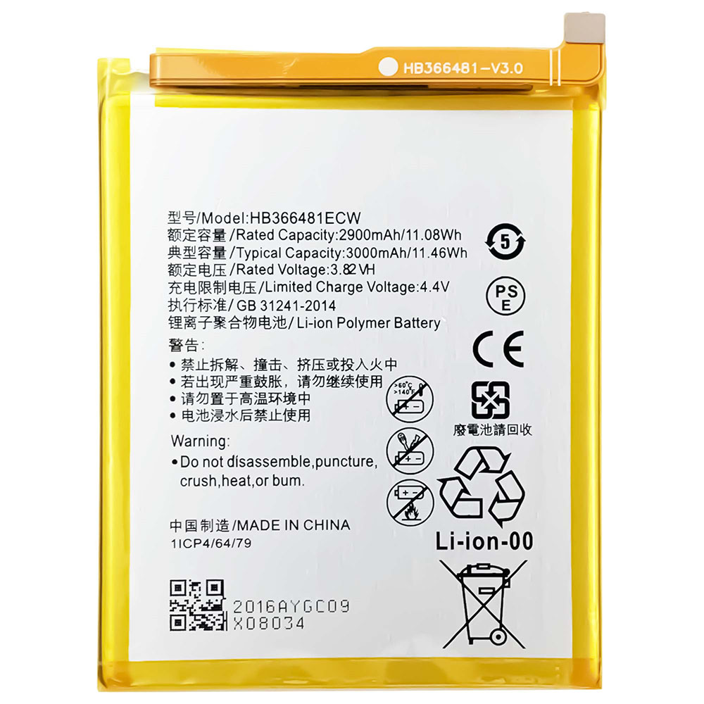 New Battery Replacement For Honor 5C Honor 7 Lite Gt3 2900Mah Hb366481Ecw Battery