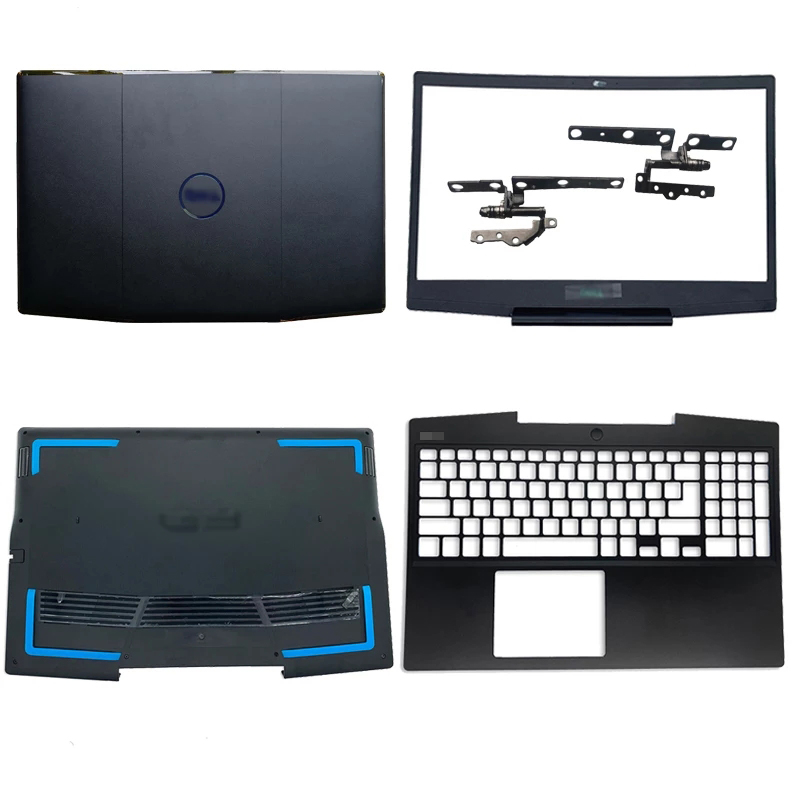 Nueva computadora portátil para Dell G3 3590 Series LCD Tapa trasera / delantera Bisel / LCD Bisagras / PalmRest / Funda Funda superior Un caso