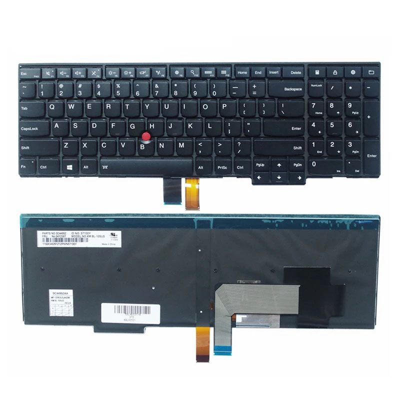 Nuovo originale per Lenovo EDGE E531 E540 T540 FRU 04Y2348 04Y2426 04Y2689 4Y2652, 0C45217 0C4499 US Laptop Keyboard con telaio