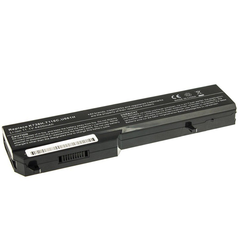 Nuova batteria di dimensione originale per Dell Vostro 1320 1310 1510 1520 2510 K738H T114c T116C PP36L Batterie per notebook per computer portatile