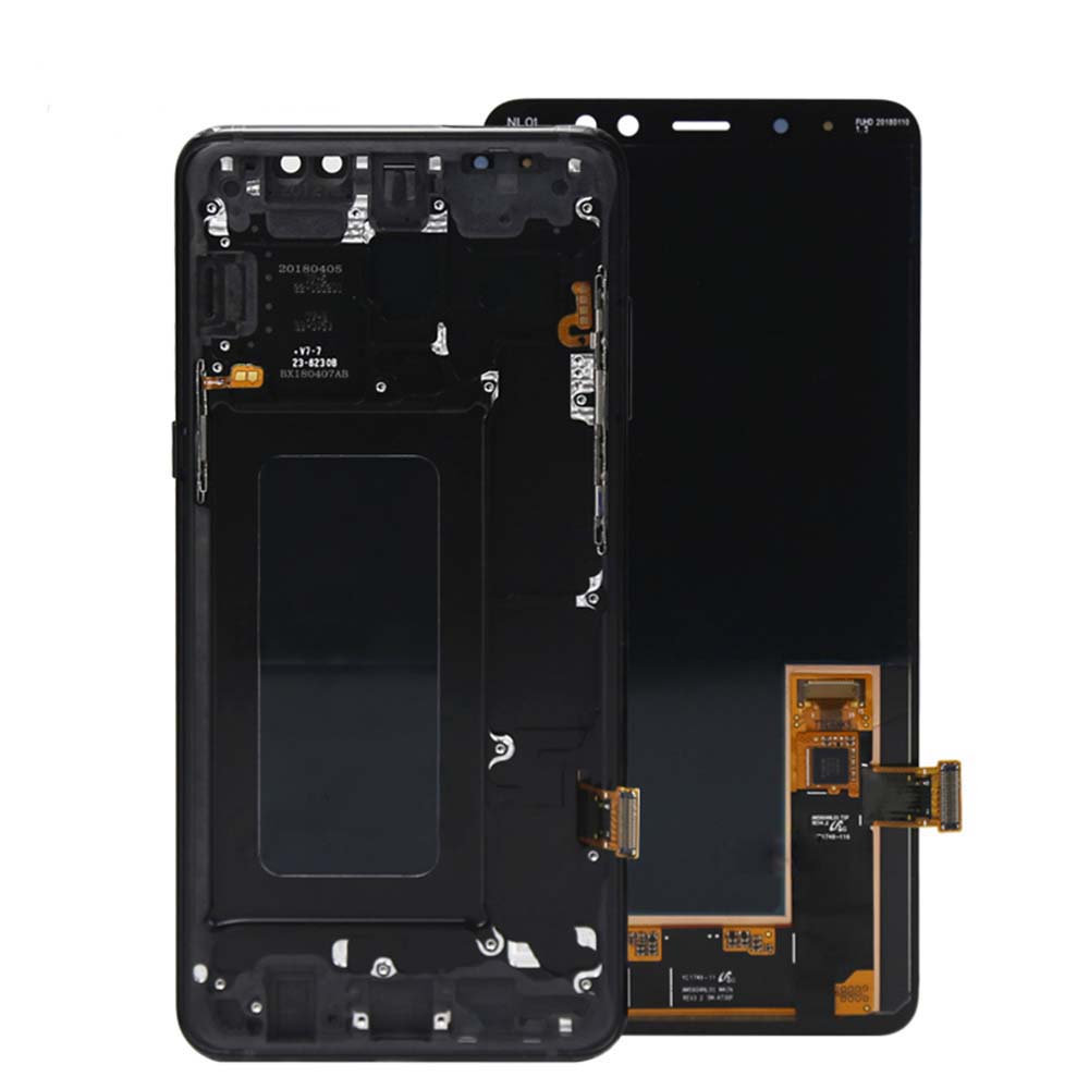 Oem Mobile Phone Lcd Assembly For Samsung A530 A8 2018 Oled Touch Screen Digitizer Replacement