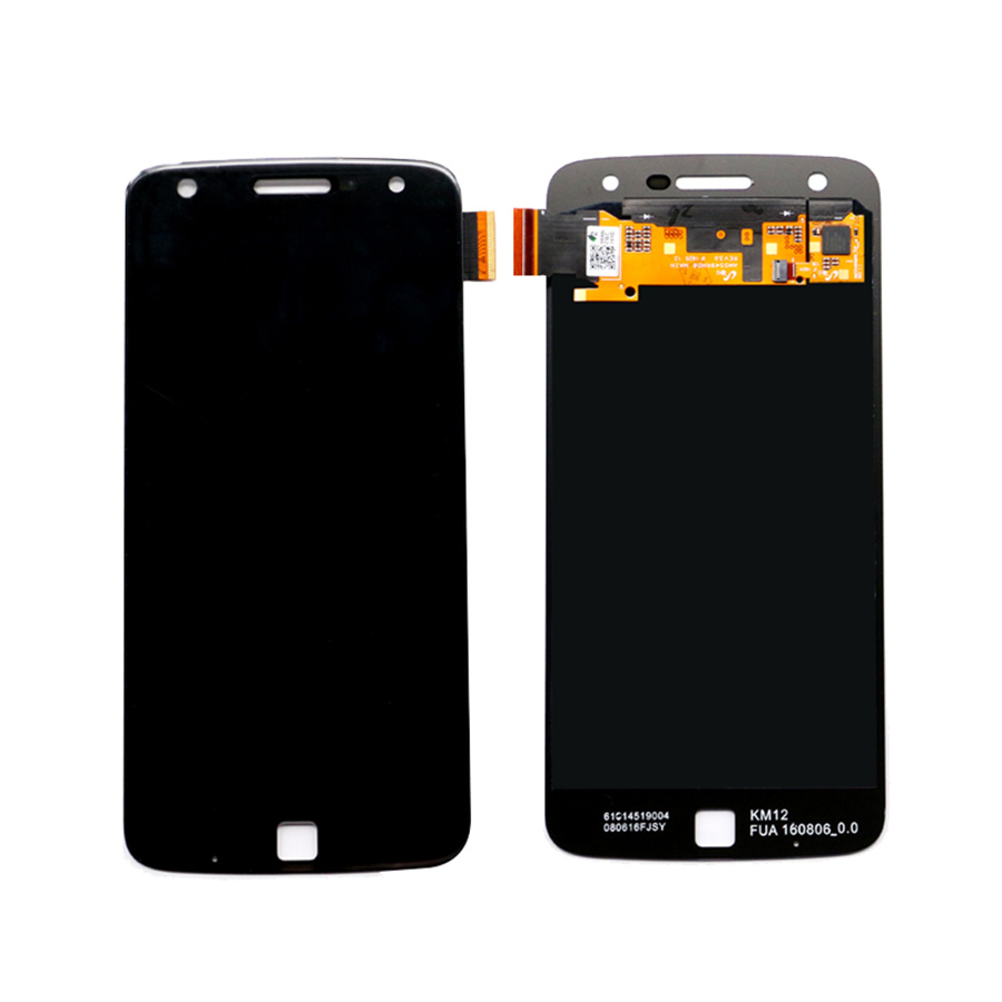 MOTO Z에 대 한 OEM 전화 LCD 디스플레이 재생 XT1635 터치 스크린 디지타이저 어셈블리 교체
