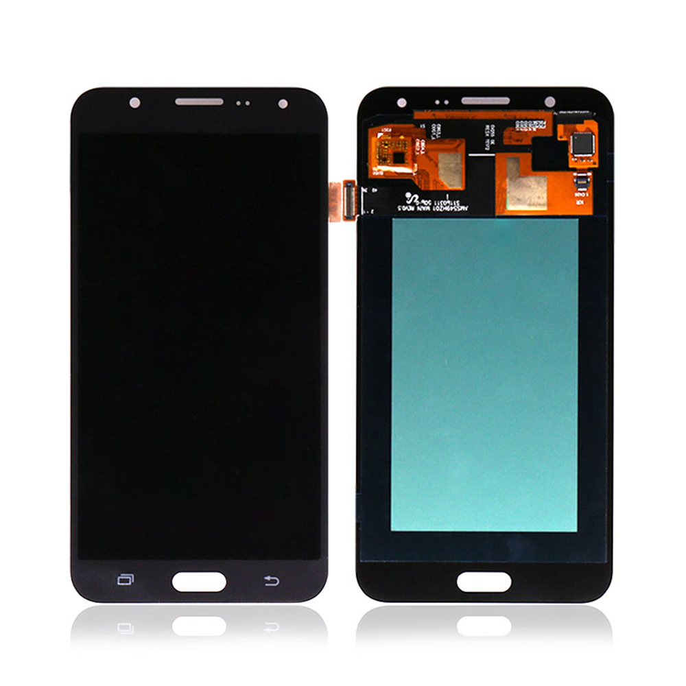 OEM TFT LCD لسامسونج غالاكسي J7 2015 J700F LCD الهاتف المحمول شاشة اللمس محول الأرقام الجمعية