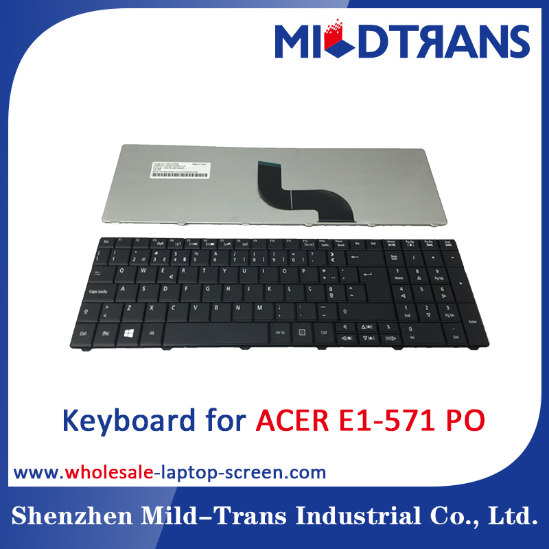 Acer E1-571 için PO laptop klavye