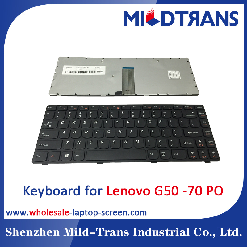 Teclado do portátil de po para Lenovo G50-70