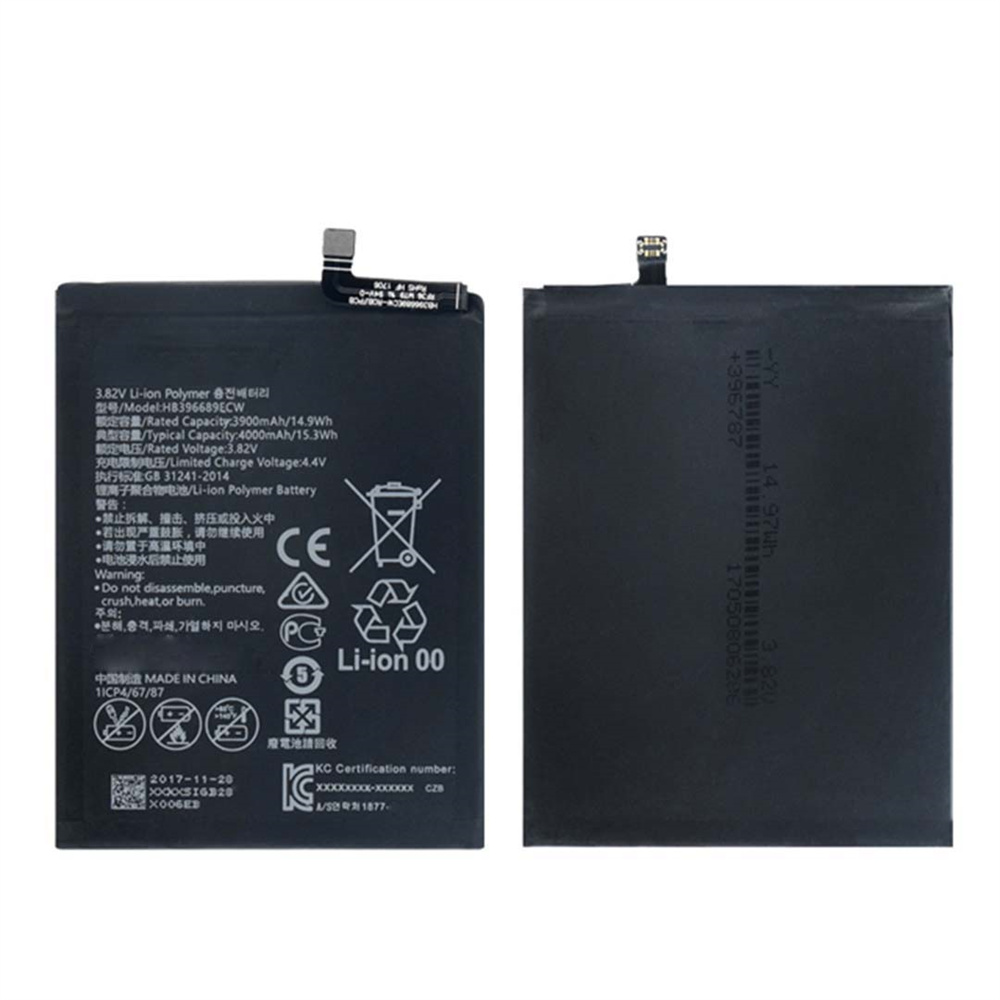 Phone Battery For Huawei Y9 Prime 2019 4000Mah Hb396689Ecw Li-Ion Battery Replacement