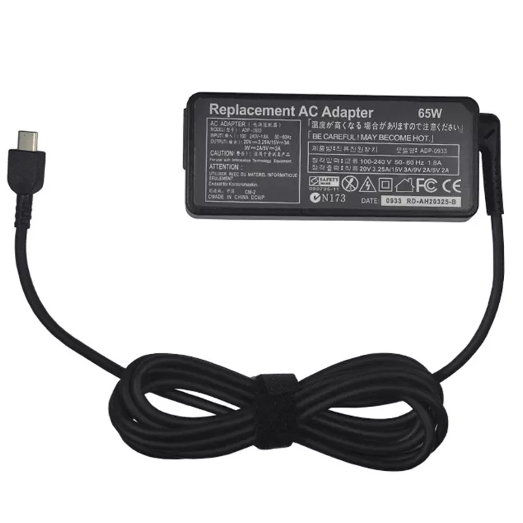Power Adapter 65W Notebook Power Supply for lenovo Type-C PD45W USB-C Tablet Charger