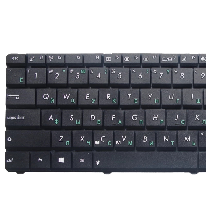 Ru Black New for ASUS G72 X53 X54H K53 A53 A52J K52N G51V G53 N61 N50 N51 N60 U50 K55D G60 F50S U53笔记本电脑键盘俄语
