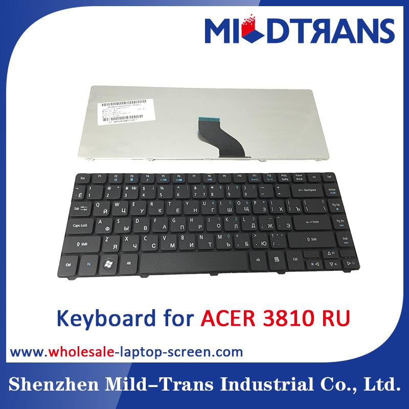 Acer 3810 için ru laptop klavye