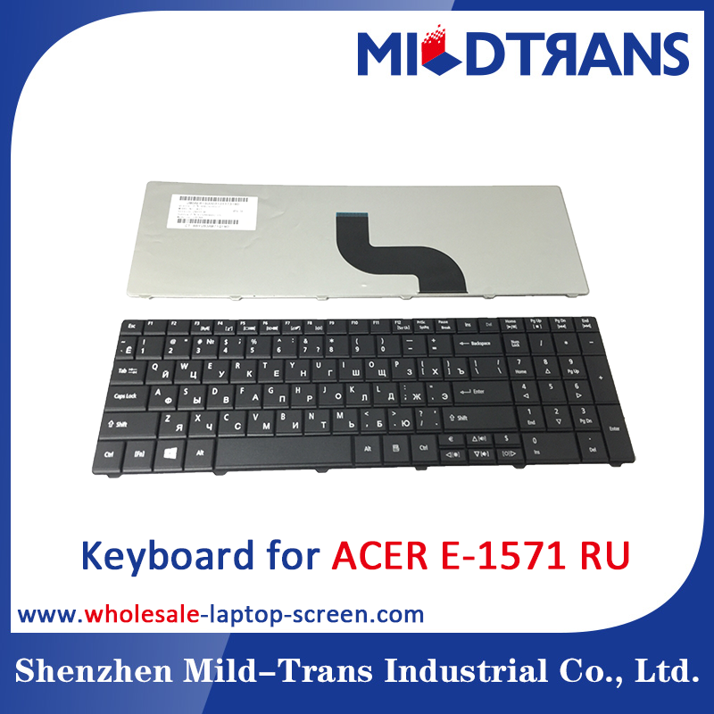 RU teclado portátil para Acer E-1571