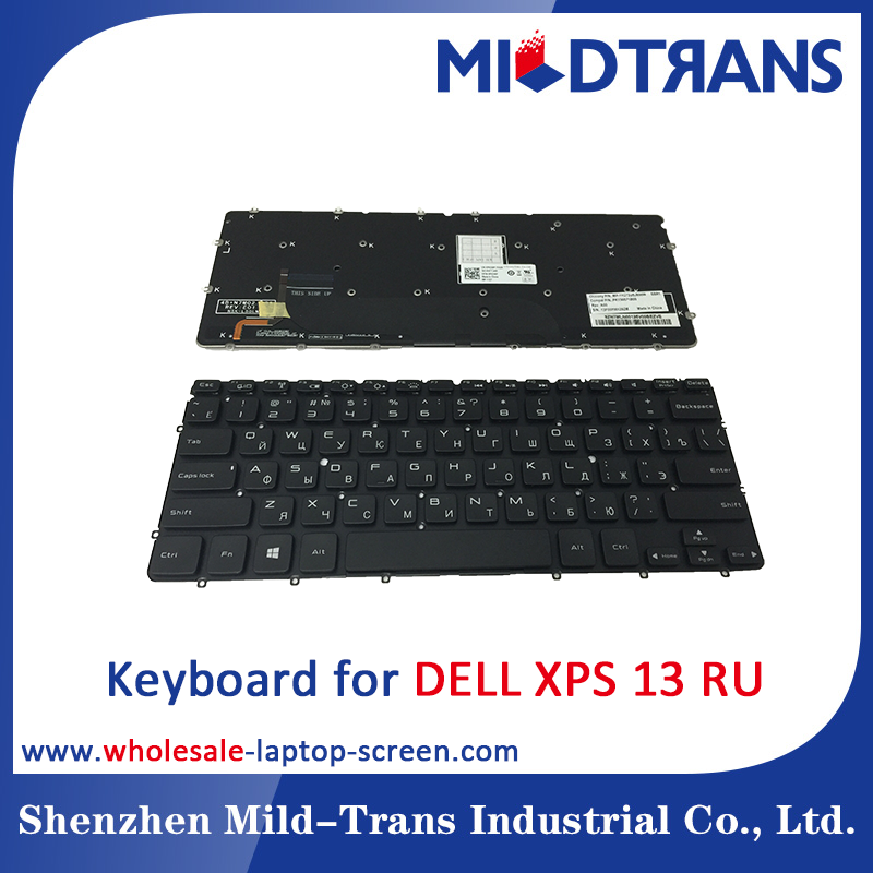 RU Laptop Keyboard for DELL XPS 13