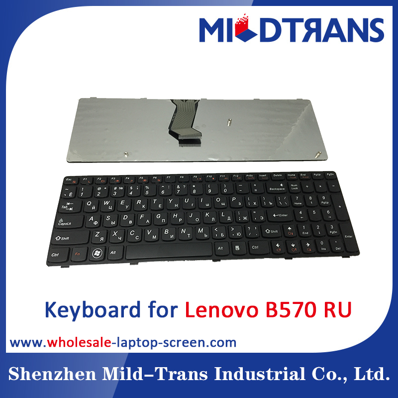 RU teclado portátil para Lenovo B570