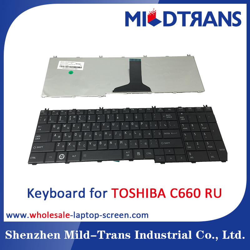 Clavier portable ru pour Toshiba C660