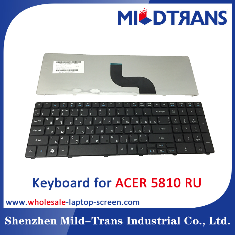 RU teclado portátil para Acer 5810