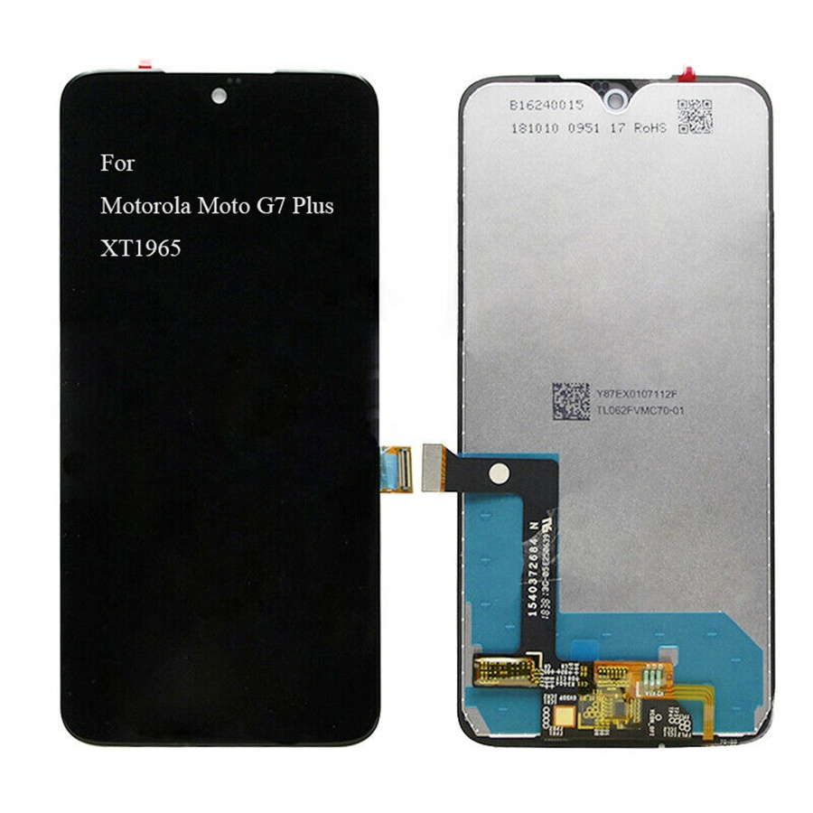 Yedek Cep Telefonu LCD Ekran Meclisi MOTO G7 Ekran G6 Artı LCD Dokunmatik Ekran OEM