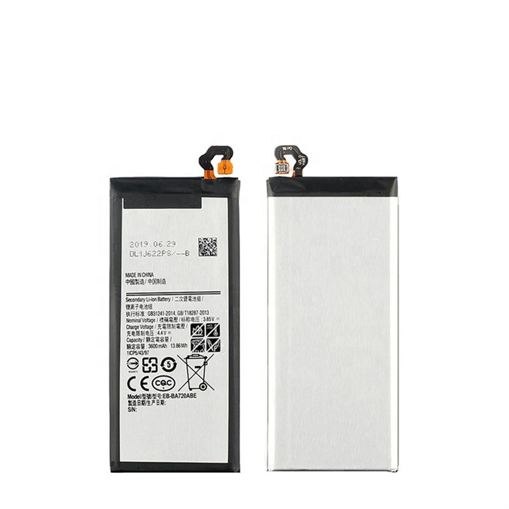 Reemplazo EB-BA720ABE 3600MAH Batería de iones de litio para Samsung Galaxy A7 2017 A720 Batería del teléfono