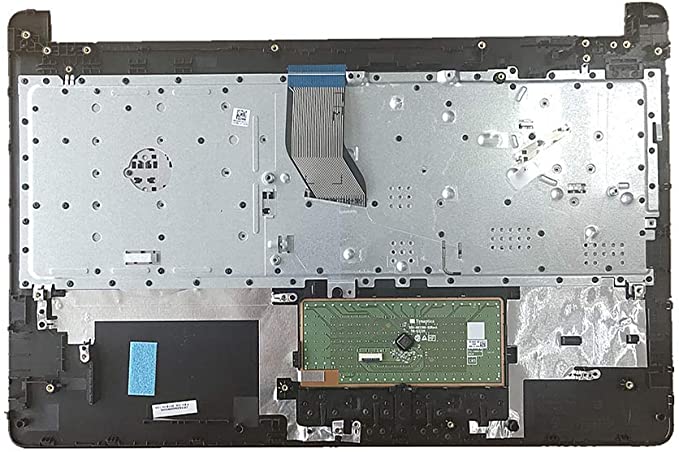 Replacement for HP 15T-BR000 15T-BS 15Z-BW 15-BS 15-BW 15G-BR 15G-BX 15-BS020WM Laptop Upper Case Palmrest Keyboard Touchpad Assembly Part 925008-001 AP204000E00