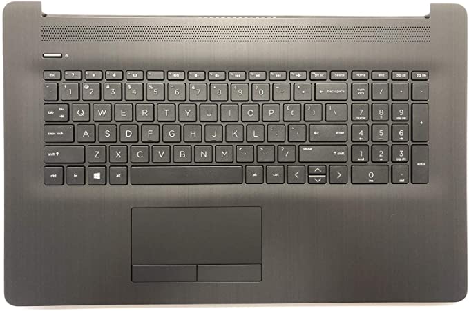 Substituição para HP Pavilion17by 17-por 17CA 17-CA 17Q-CS laptop maiúsculas palmerst touchpad com teclado conjunto de montagem L22750-001 6070B1308103 cinza