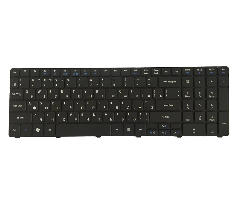 Russian Laptop Keyboard for Acer Aspire 7735 7551 5336 5410 5536 5738g 5252 7740G 7750 7750G 7750ZG 7235 7235G 7250 7250G RU