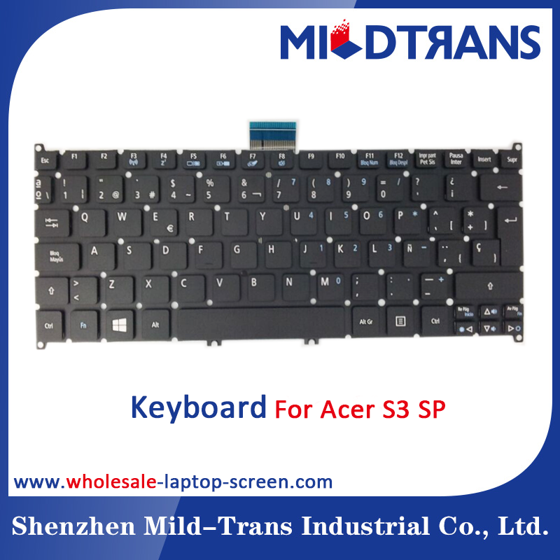 Acer S3 için SP laptop klavye