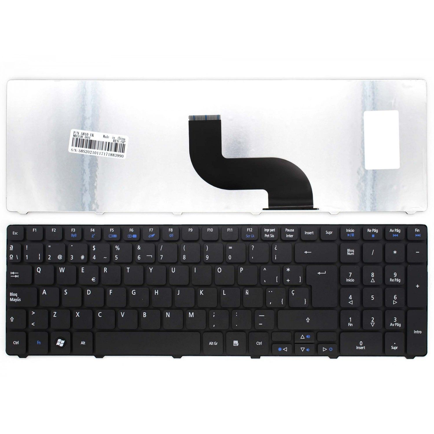 SP笔记本电脑键盘为Acer Aspire 5250 5251 5252 5253G 5336