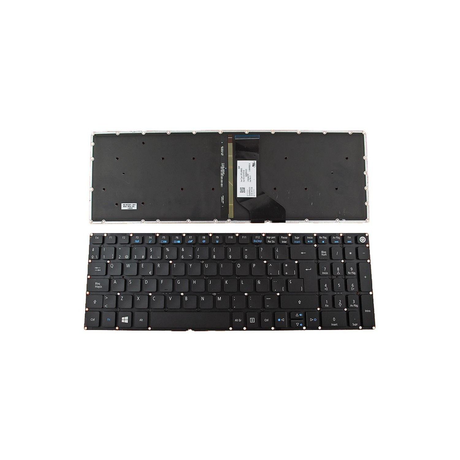 Acer Aspire 7 A715-71G A715-72G A717-72G için SP Laptop Klavye