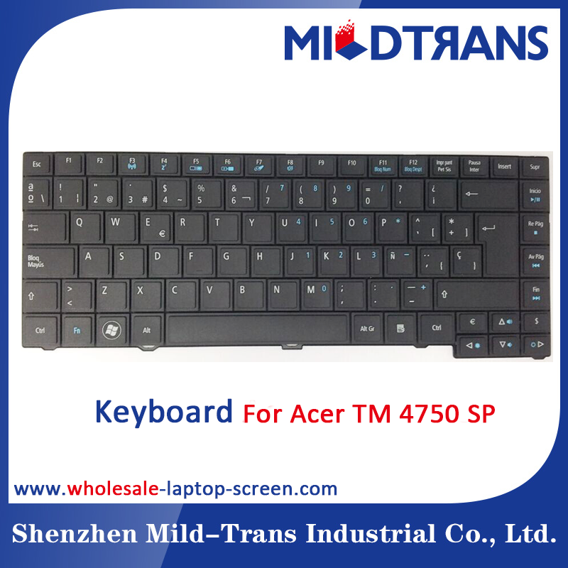 SP Laptop Keyboard per Acer TM 4750