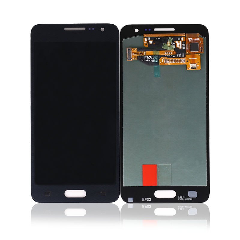Montagem do digitador do toque do display da substituição de tela para Samsung Galaxy A3 2015 4.5 "Polegada Preto / Ouro