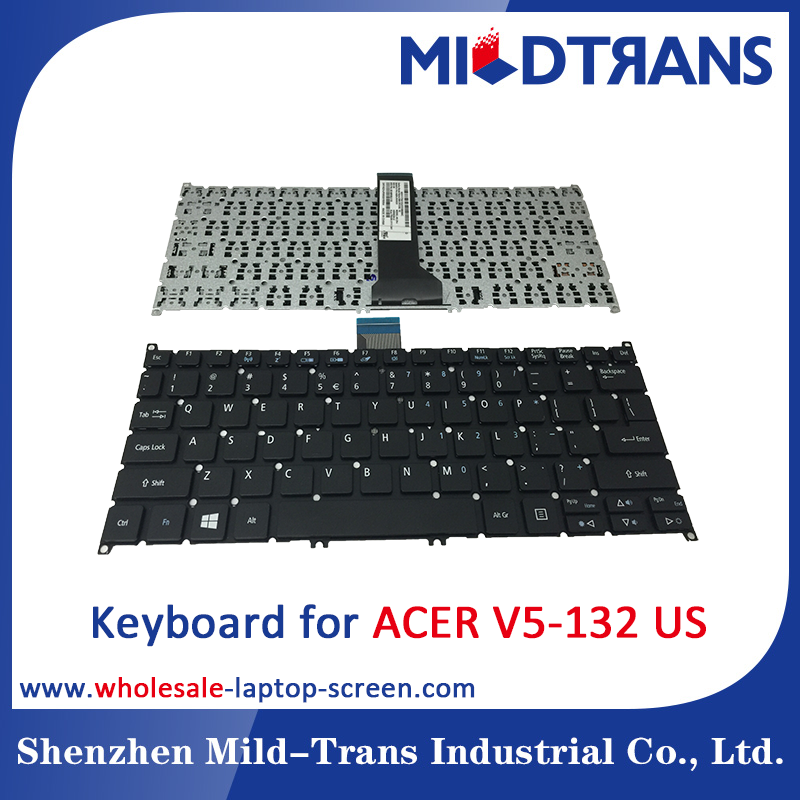 US Laptop Keyboard for ACER V5-132