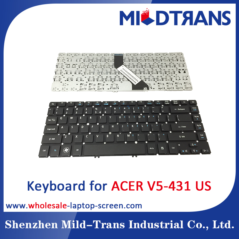 US Laptop Keyboard for ACER V5-431