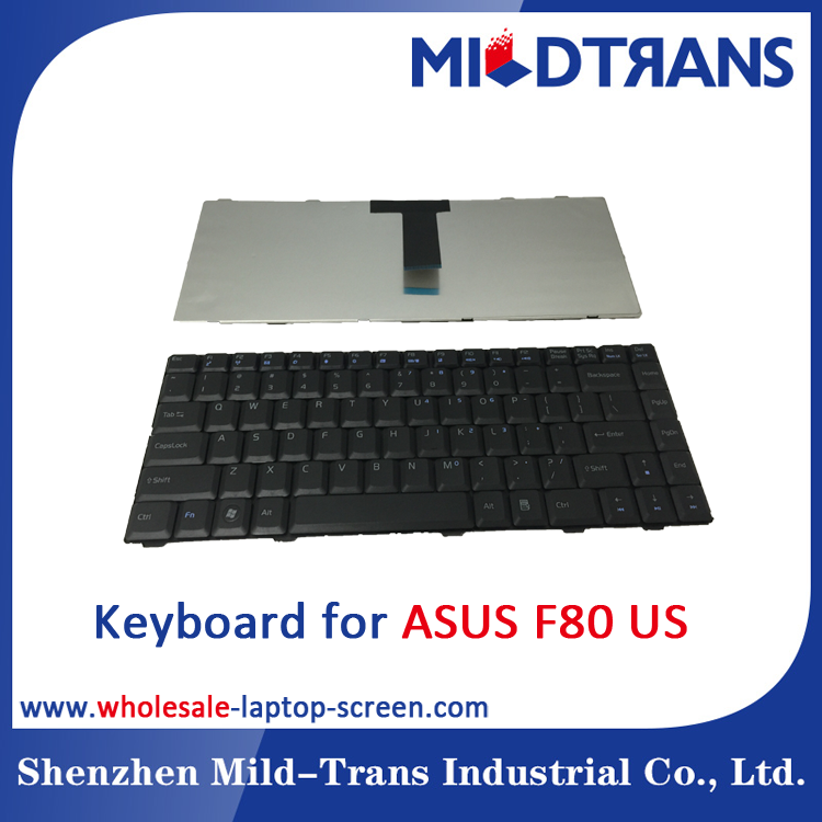 US Laptop Keyboard for ASUS F80