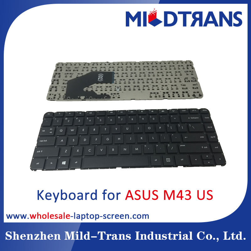 US Laptop Keyboard for ASUS M43