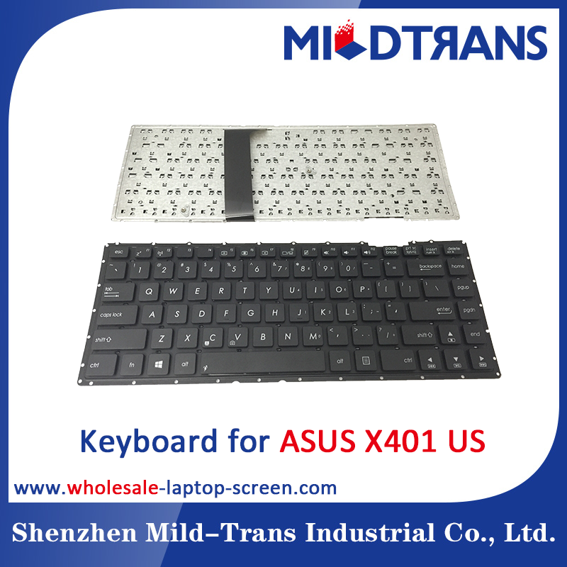 US-Laptop-Tastatur für ASUS X401