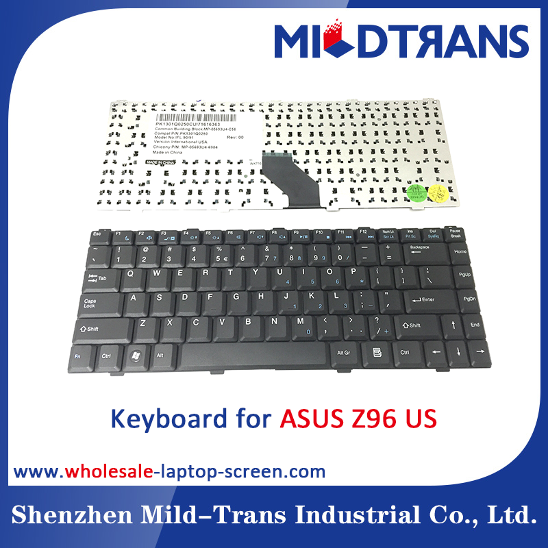 ASUS .z96 のための米国のラップトップのキーボード