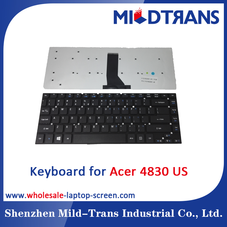 US Laptop Keyboard for Acer 4830