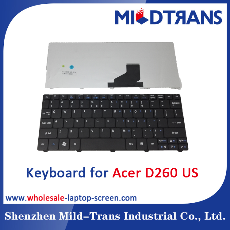 US-Laptop-Tastatur für Acer D260