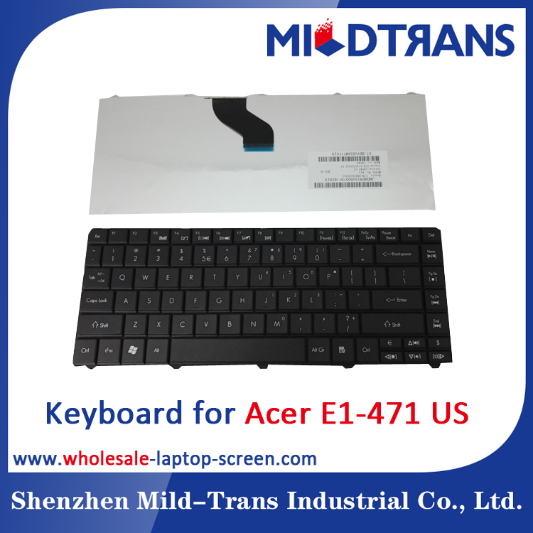 US-Laptop-Tastatur für Acer E1-471