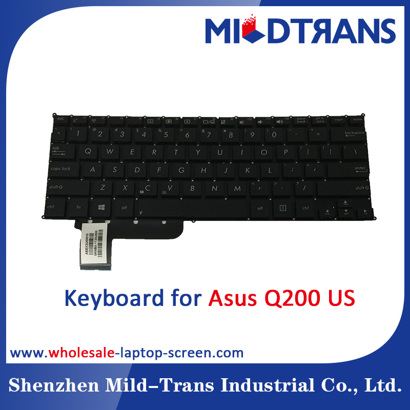 Asus aec-q200 のための米国のラップトップのキーボード