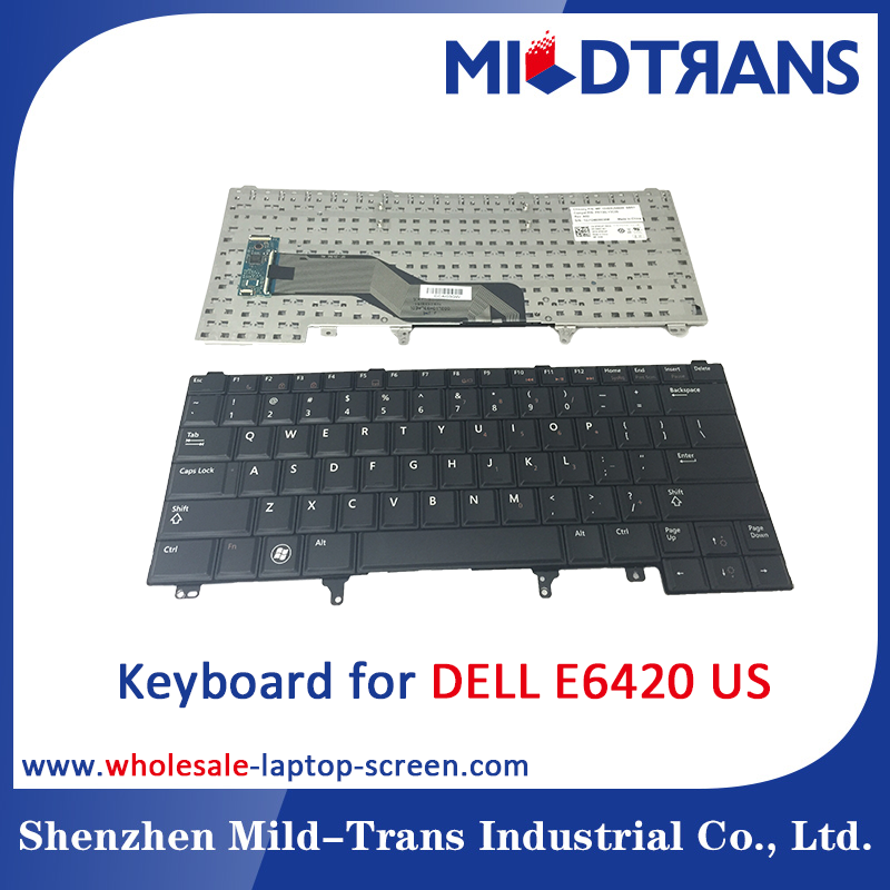 US-Laptop-Tastatur für Dell E6420